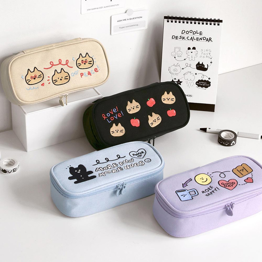 Iconic Doodle Large Pencil Case