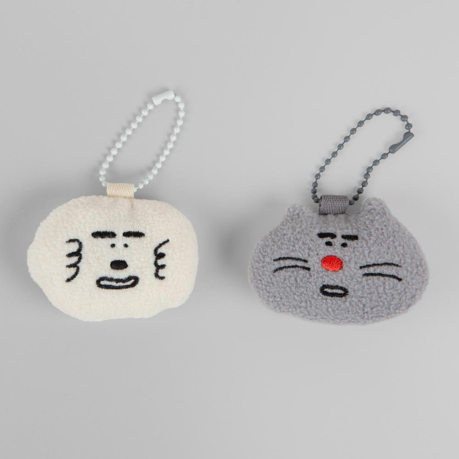 All New Frame Button Mushroom Plush Keyring