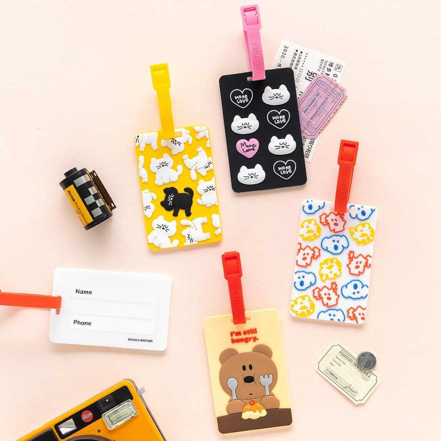 ROMANE Brunch Brother Silicone Luggage Name Tag Ver4