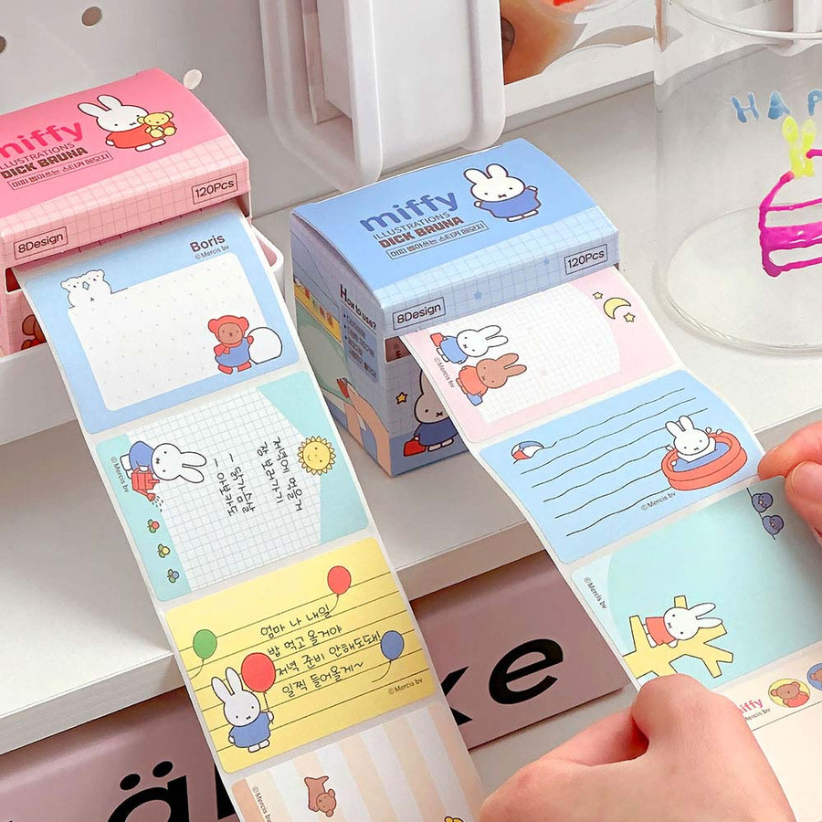 Miffy Roll-Up Sticky Notes