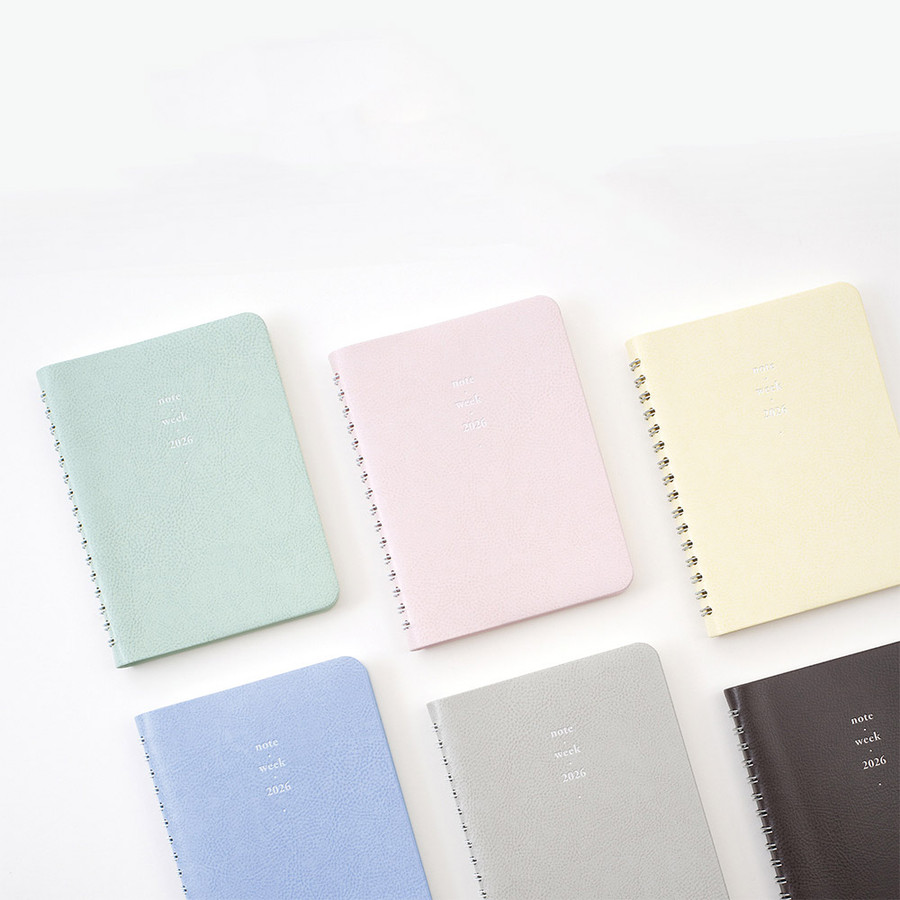 Byfulldesign 2026 Notable Memory Twin-Wire Handy Dated Weekly Planner