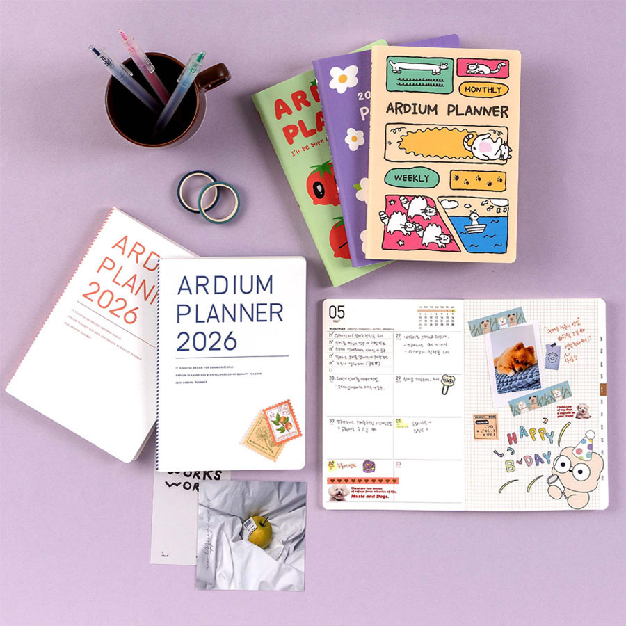 Ardium 2026 Simple Medium Light Dated Weekly Planner