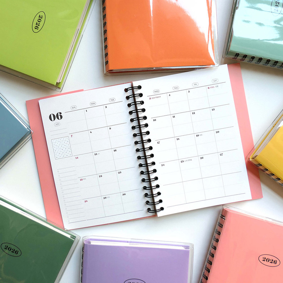 GMZ 2026 The Memo Life Compact Dated Monthly Planner