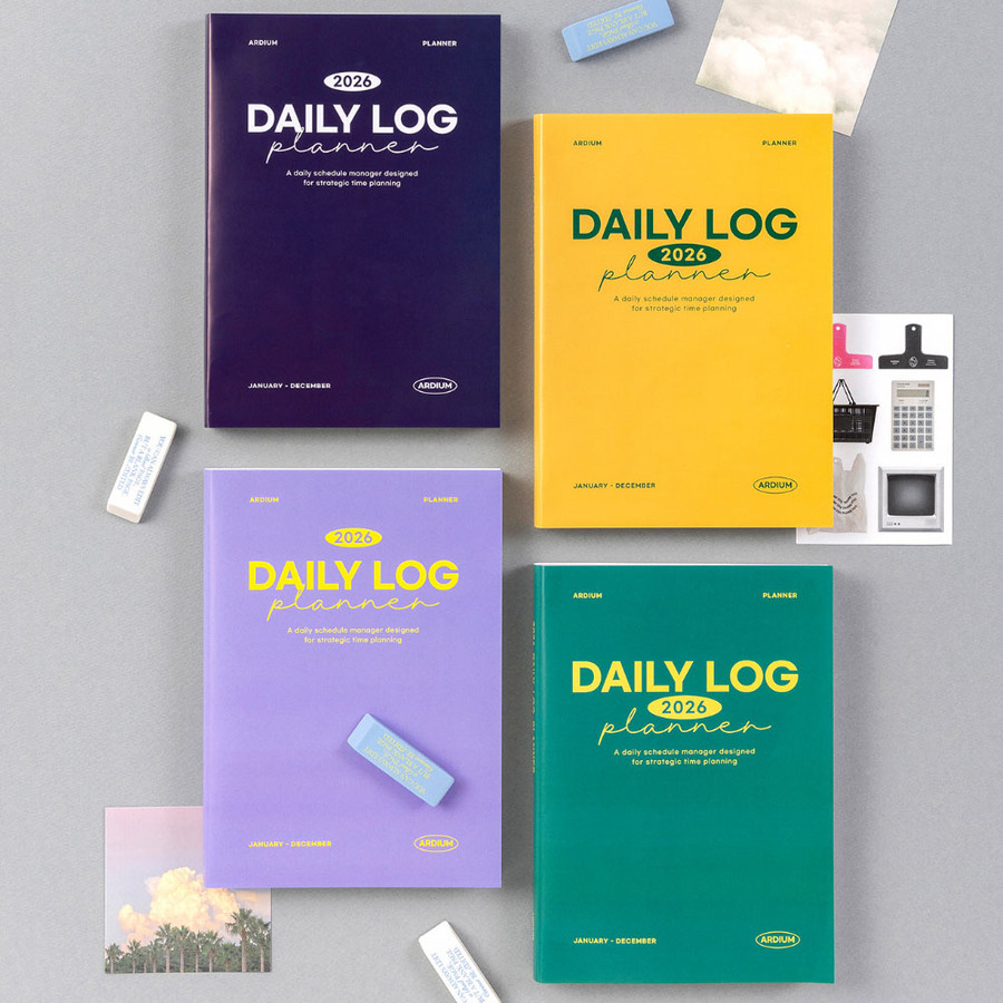 Ardium 2026 Daily Log Dated Weekly Planner