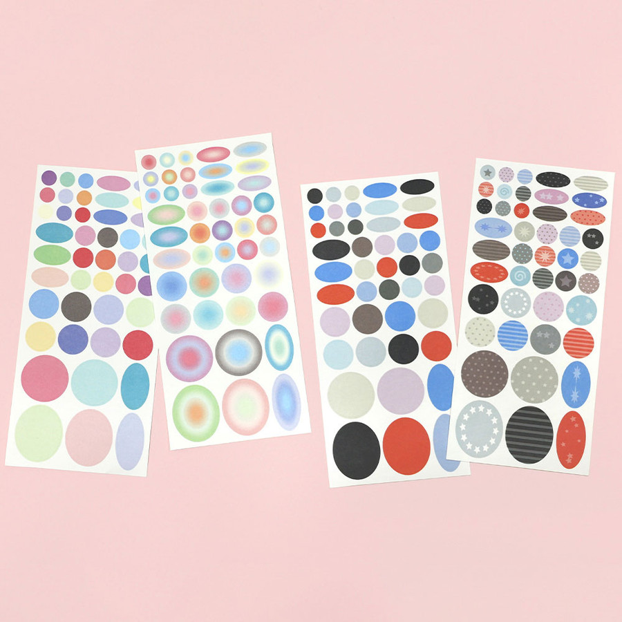 Be On D Daily Dot Paper Sticker Set