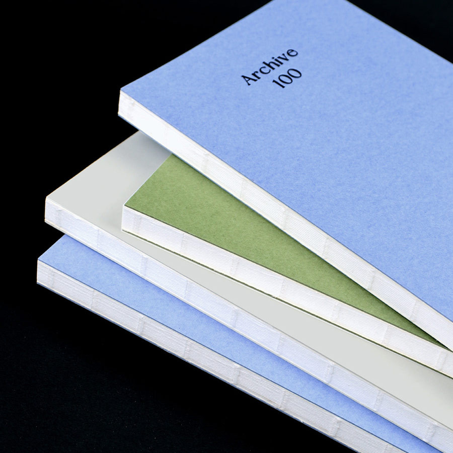 Exposed Spine Binding - Paperian Archive 100 Blank Notebook