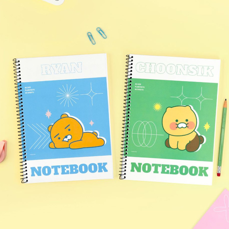 Kakao Friends Vivid B5 Blank Notebook