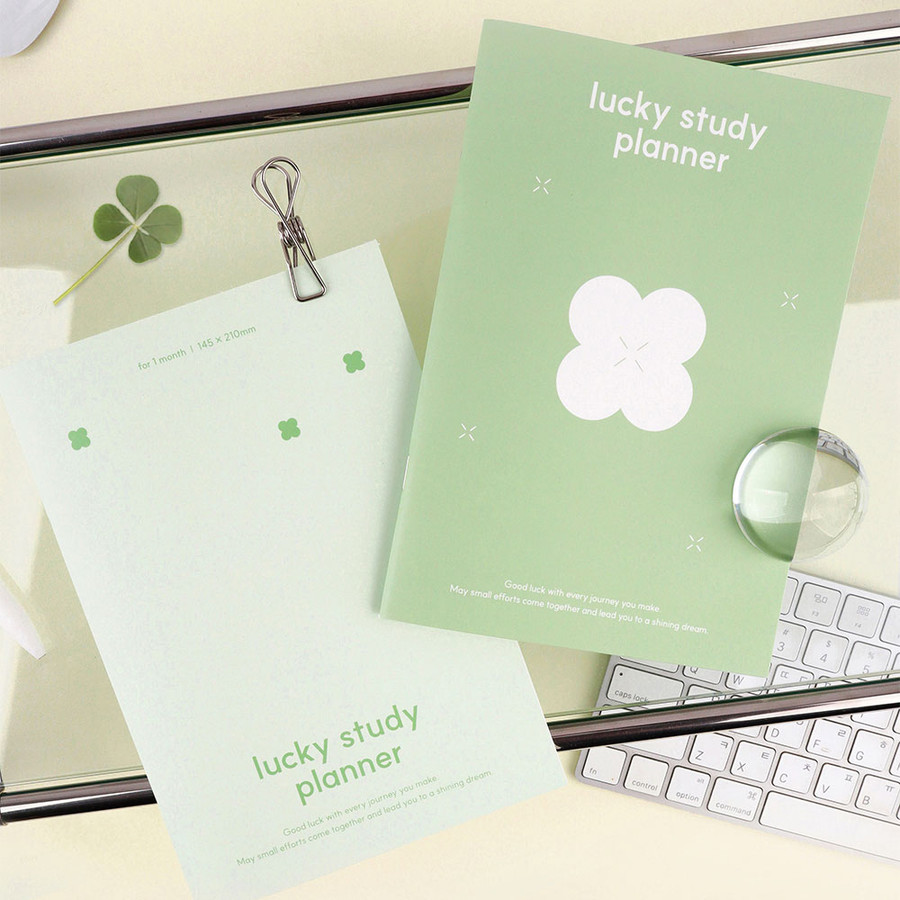 Dash and Dot Lucky 1 Month Dateless Daily Study Planner