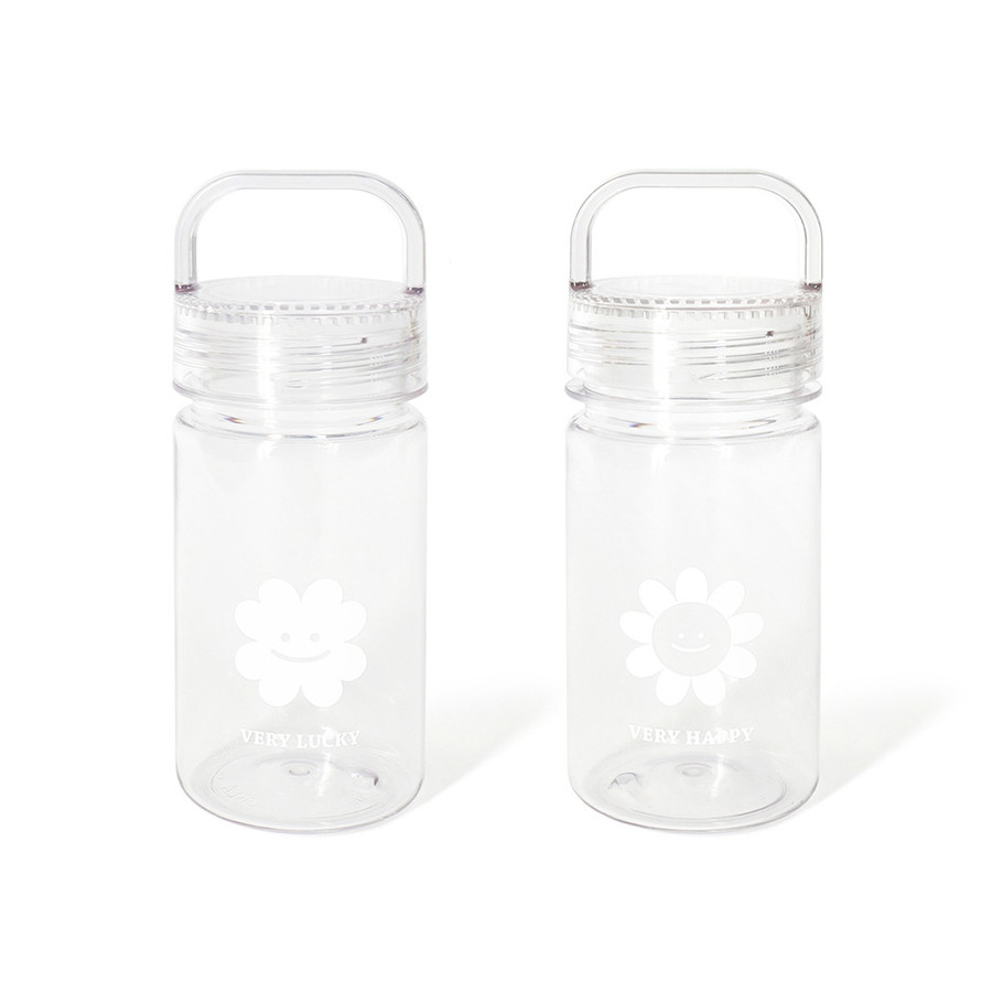 2 Design - Bookfriends Very Very 300ml Clear Bottle With Handle
