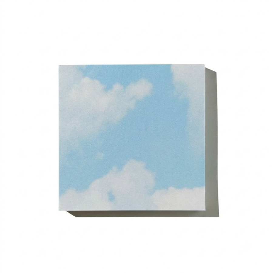 Mingkit Cloud Photo Non-Sticky Memo Pad