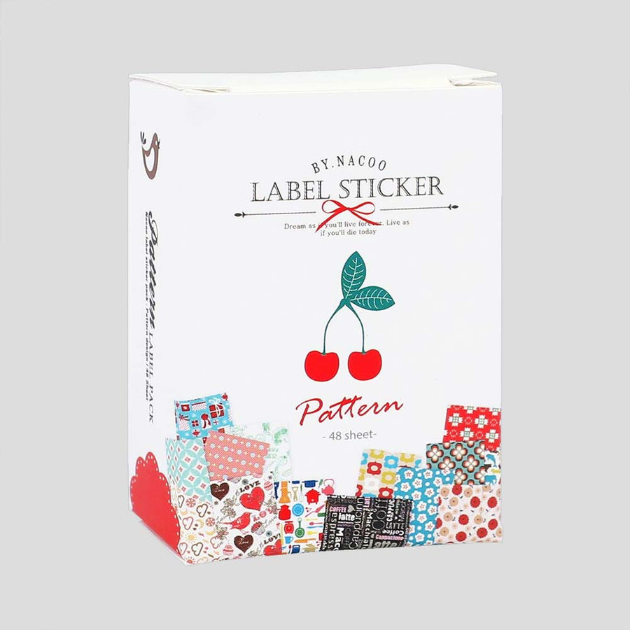 Nacoo Pattern Label Sticker Pack