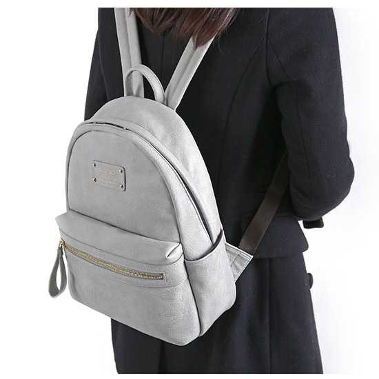 Monopoly Wanna be professional leather small backpack