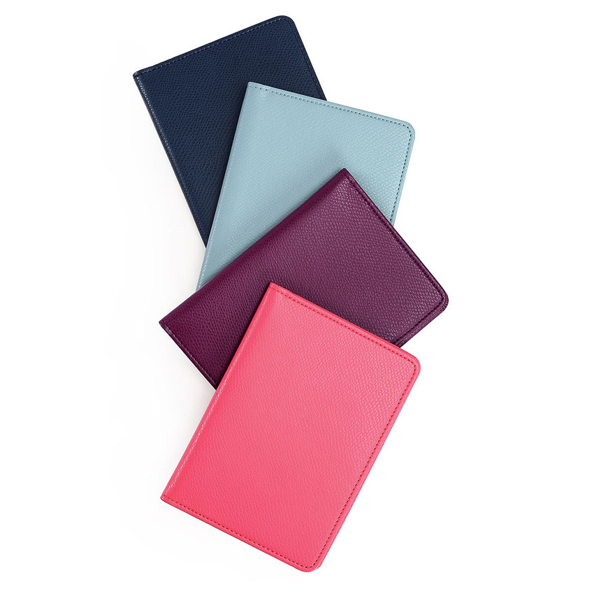 Classy plain RFID blocking mini passport case