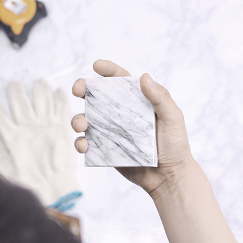 Marble pocket memo pad