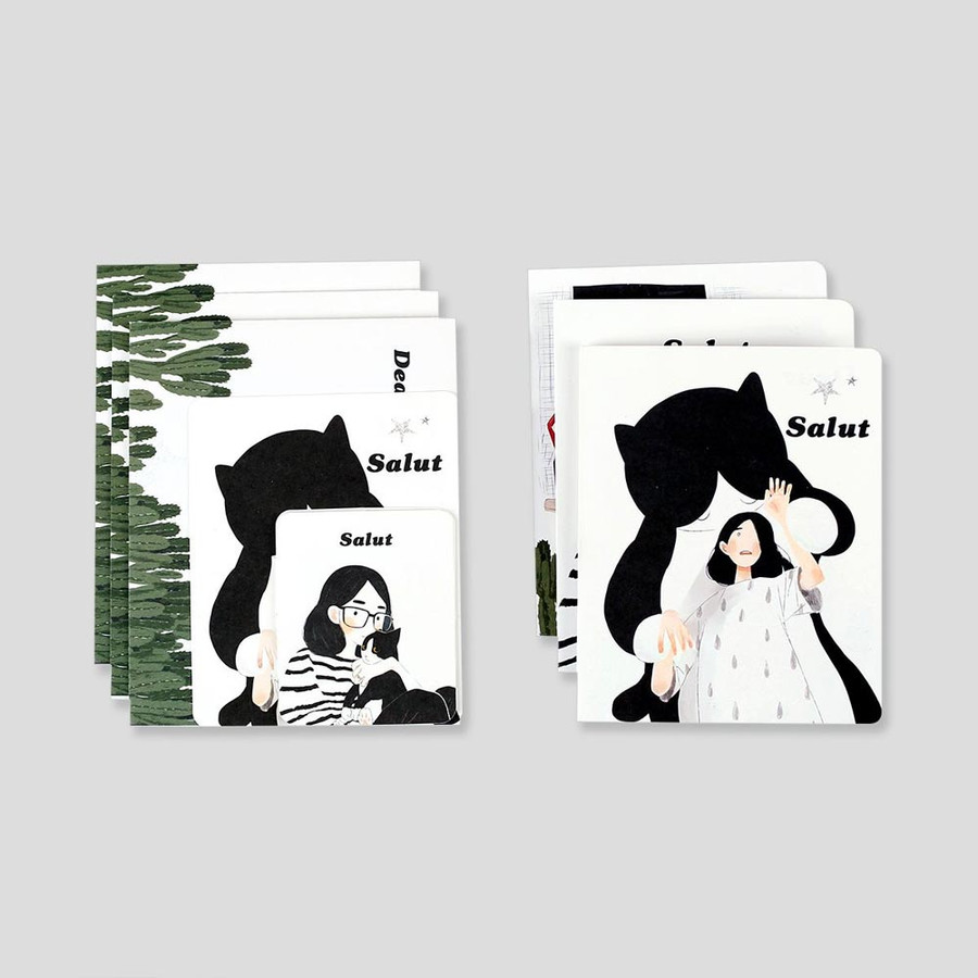 Nacoo Salut Illustration Card Set