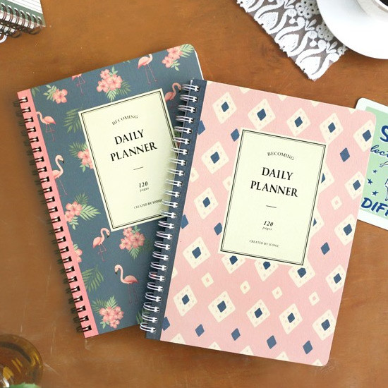 Becoming undated daily planner