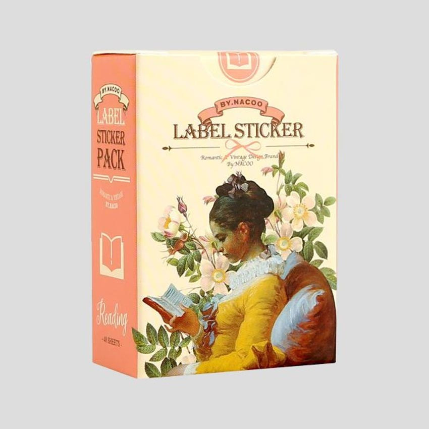 NACOO Reading Label Sticker Pack