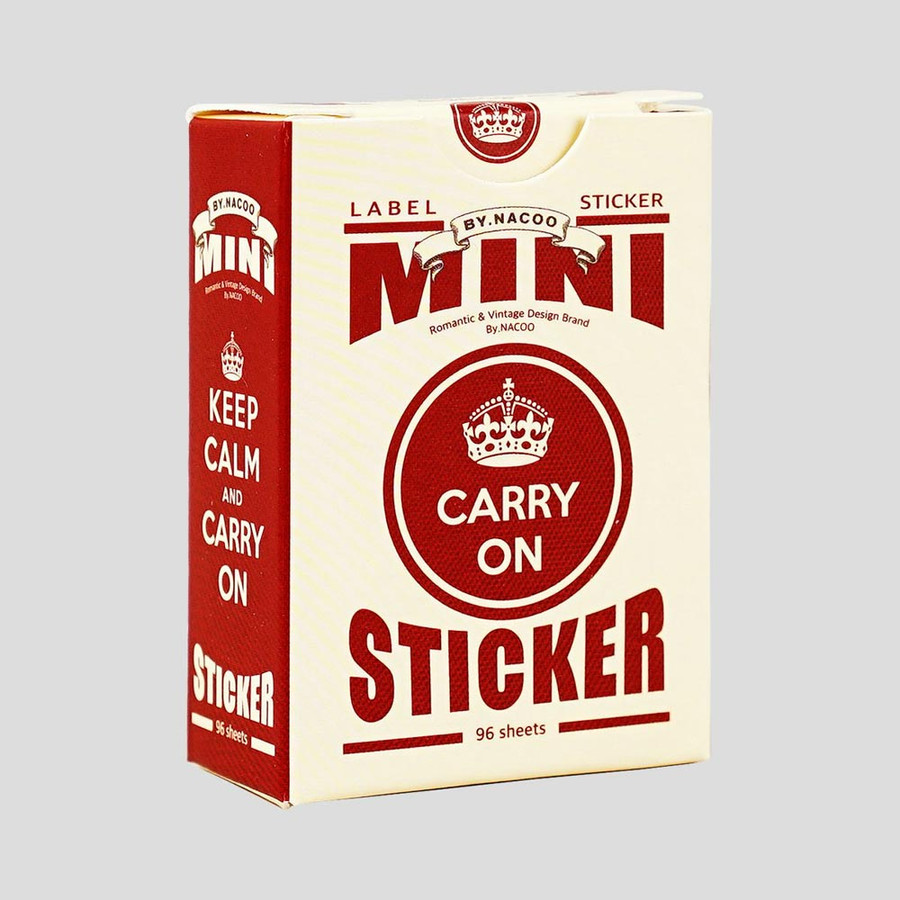 NACOO Carry On Mini Label Sticker Pack