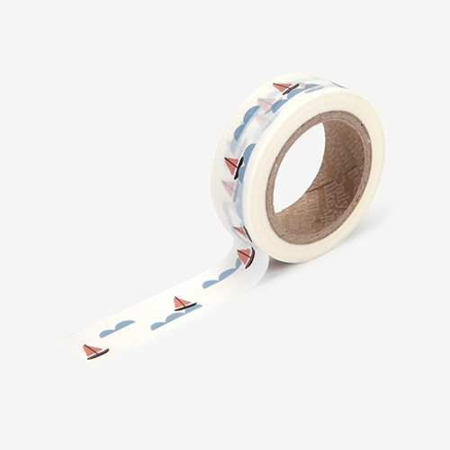 Deco 0.59"X11yd masking tape single - Boat 
