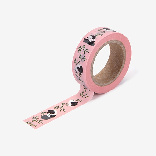 Deco 0.59"X11yd single masking tape - Panda 