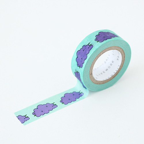 Jam Jam grape 0.59"X11yd single deco masking tape 