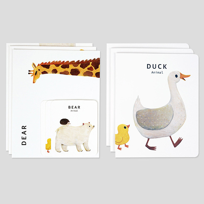 NACOO Animal 2 Illustration Card Set