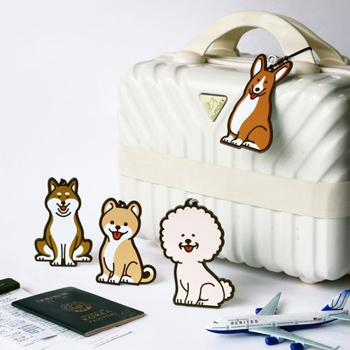 Jam studio Hello puppy travel luggage name tag