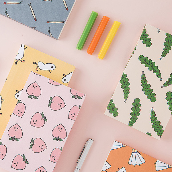 Livework Jam Jam pattern plain and lined pocket notebook