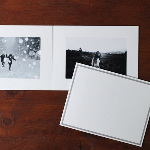 5X7 photo frame card with envelope