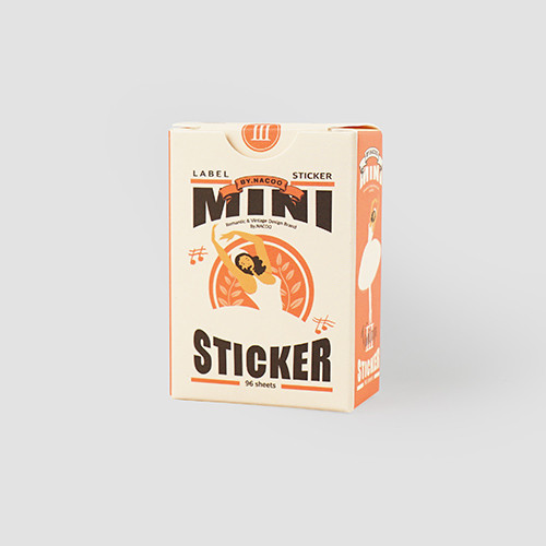 NACOO Vintage 3 Mini Label Sticker Pack