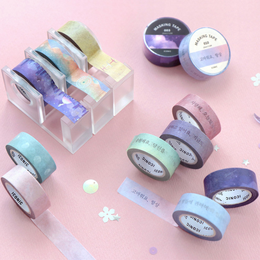 ICONIC Gradation pattern paper deco masking tape
