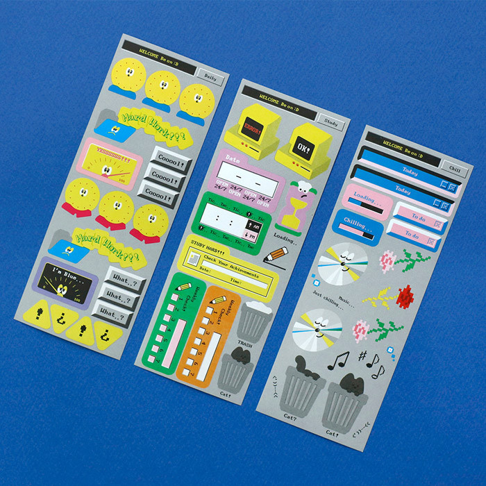 After The Rain 8-bit message seal paper sticker