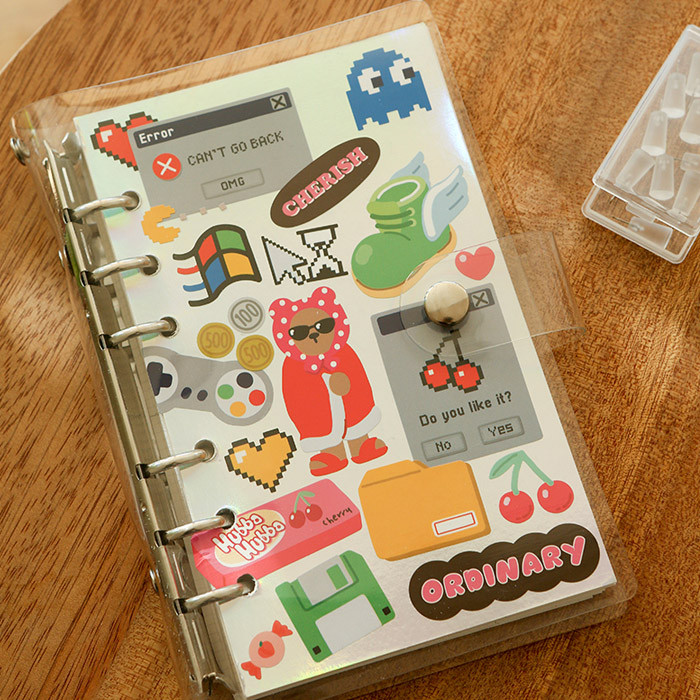 After The Rain Retro paper deco sticker - Fallindesign.com