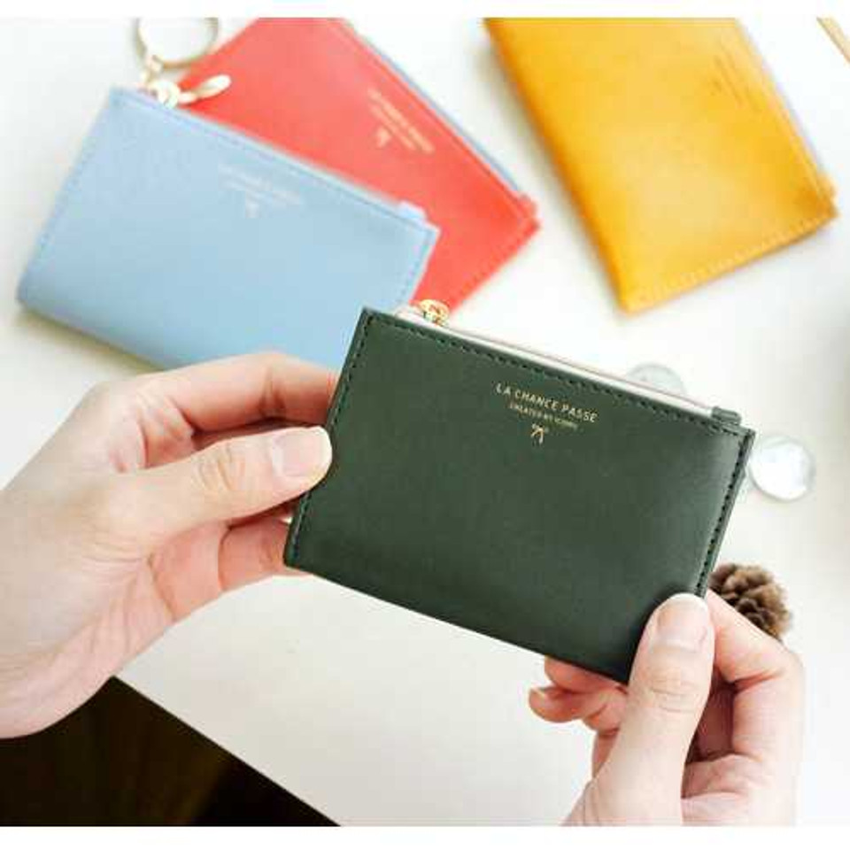 Iconic Coin card zipper wallet holder with Key ring ver.2