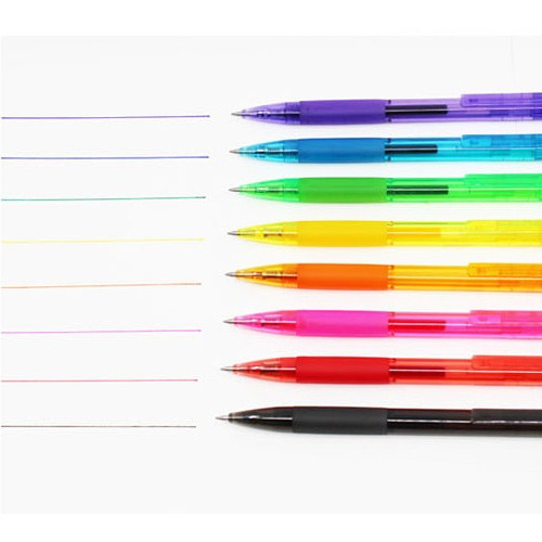 designSOMERZ Colorful knock retractable color gel pen set 0.5mm
