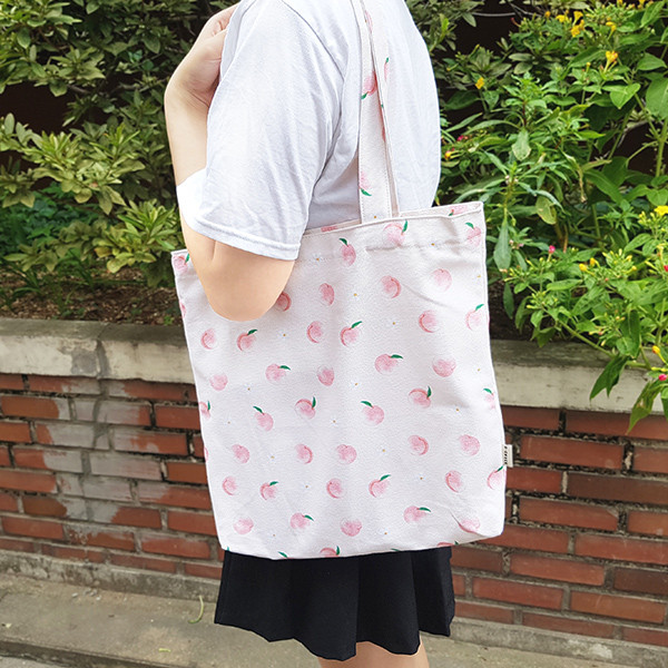 Antenna shop Tropical travel cotton shoulder bag fallindesign