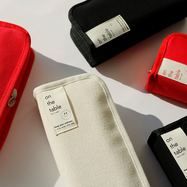 After The Rain On the table zipper pencil case pouch