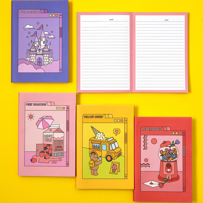 Ardium Color point lined notebook 160 pages