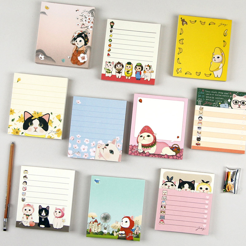 JETOY Choo Choo Cat Mini Ligne Notebook 2 Journal Scrapbook bureau d/'étude