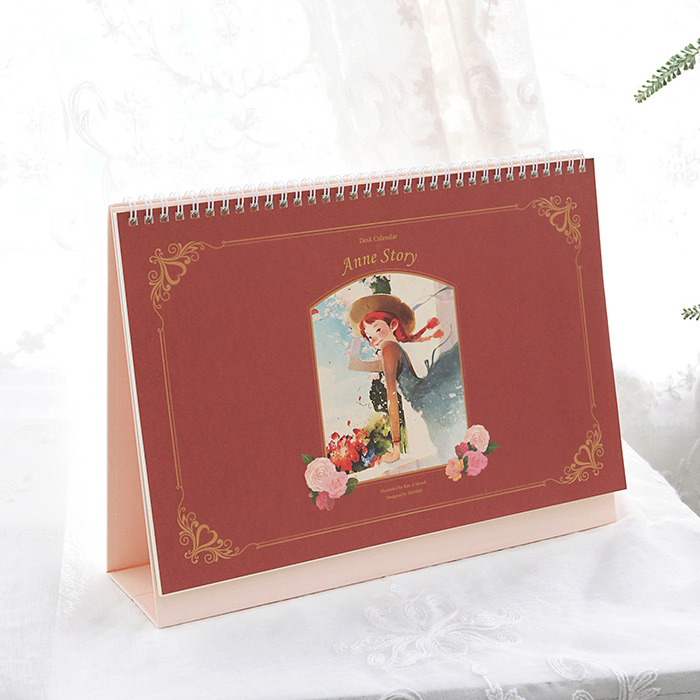 Indigo 2021 Anne story monthly desk calendar