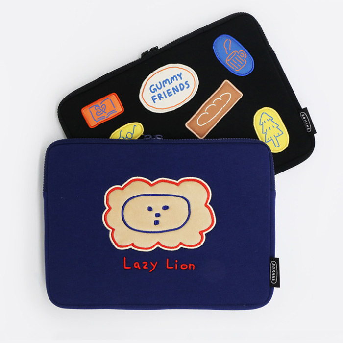 【ROMANE】Brunch Brother Poodle Open Laptop Pouch 15” ROMANE Poodle Brothers 11