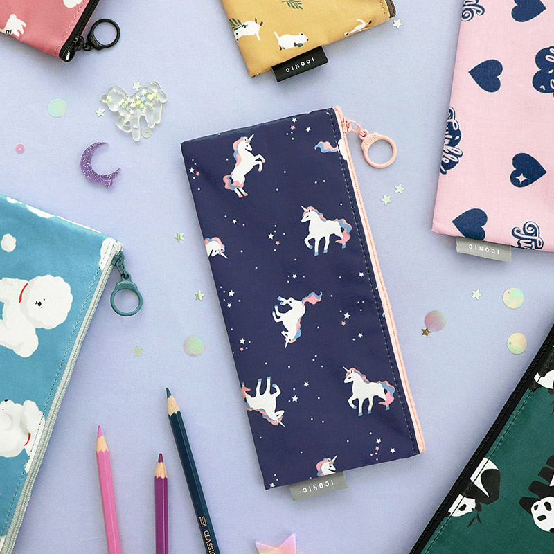 ICONIC Comely flat zipper pencil case