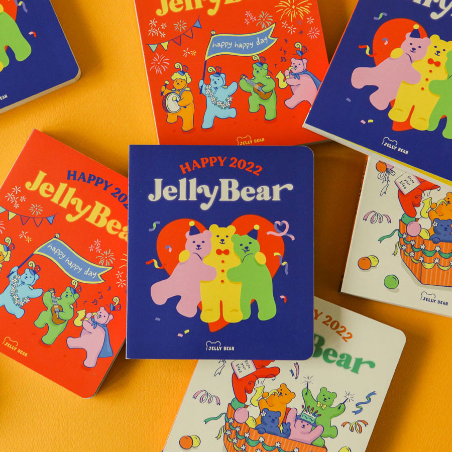 Dailylike 2022 Jelly Bear Dated Weekly Diary Planner