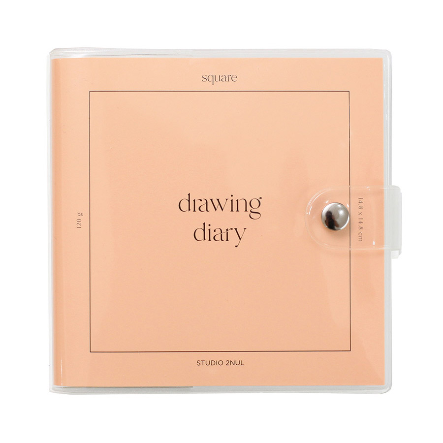 2NUL Square Drawing Dateless Weekly Diary Journal Ver2