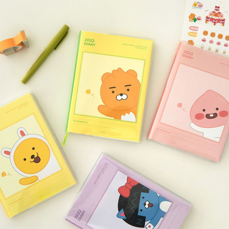 Kakao Friends 2022 Little Friends Dated Weekly Diary Planner