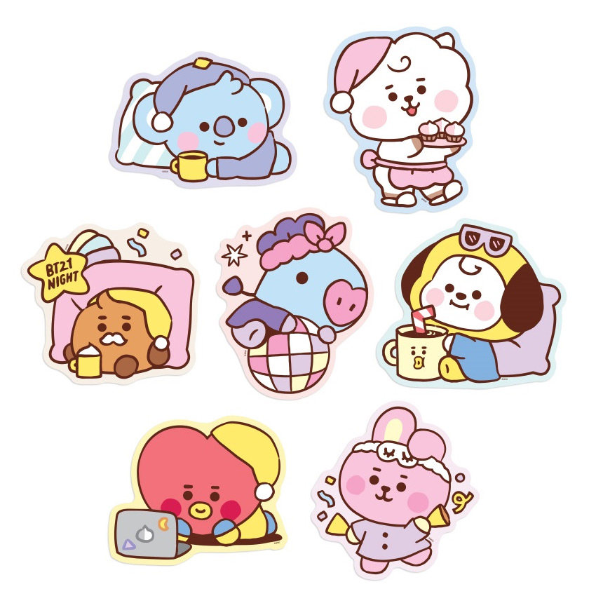 BT21 Party Baby Mouse Pad