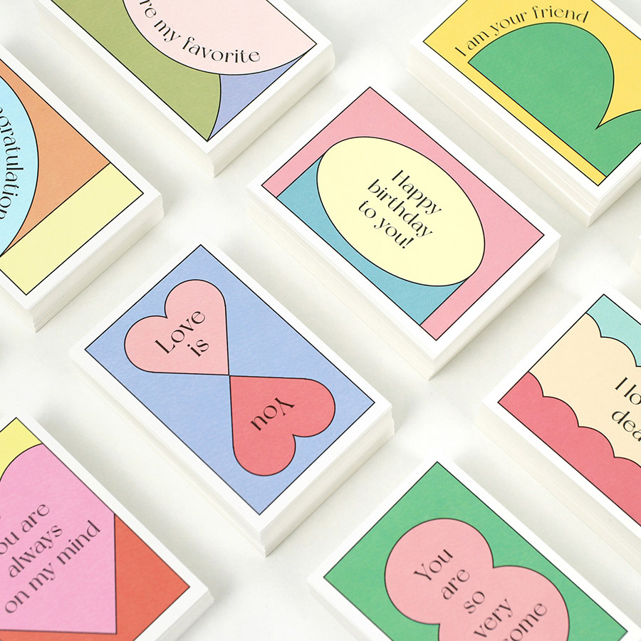 PAPERIAN A Kind Message 10 Cards Set