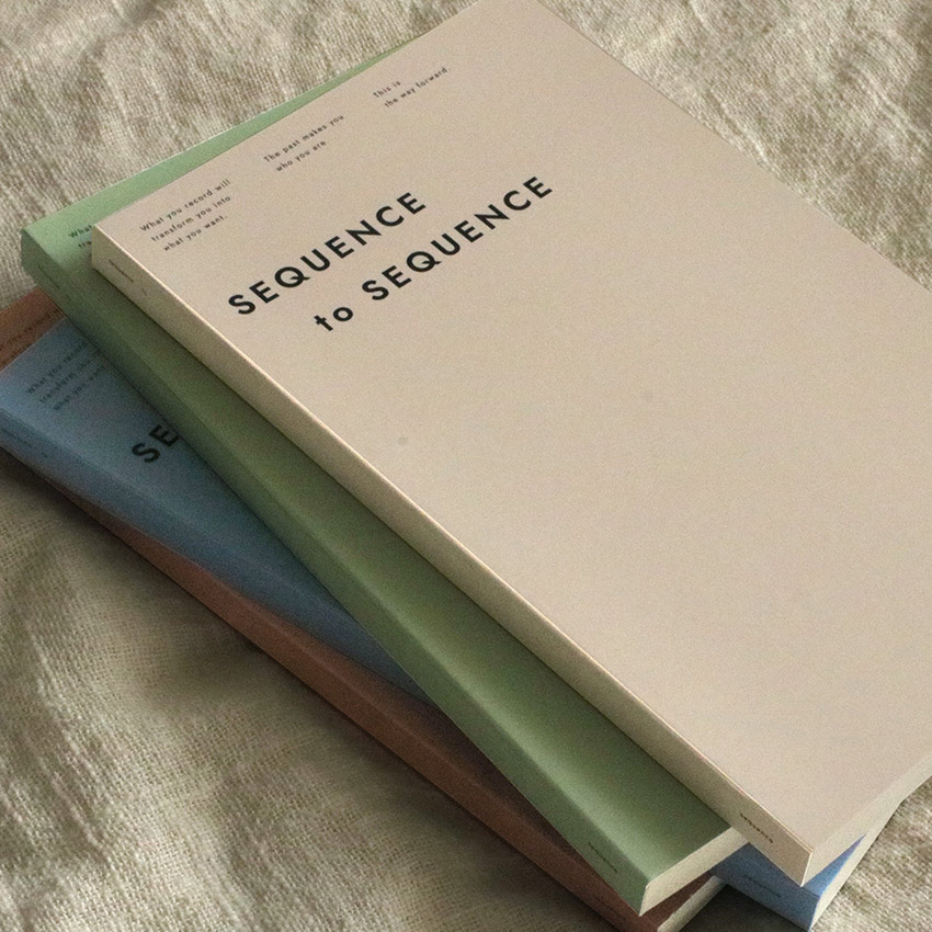 Sequence to Sequence 6 months Dateless Weekly Diary Planner