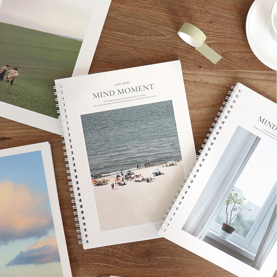 Indigo Mind Moment B5 Wirebound Lined Notebook