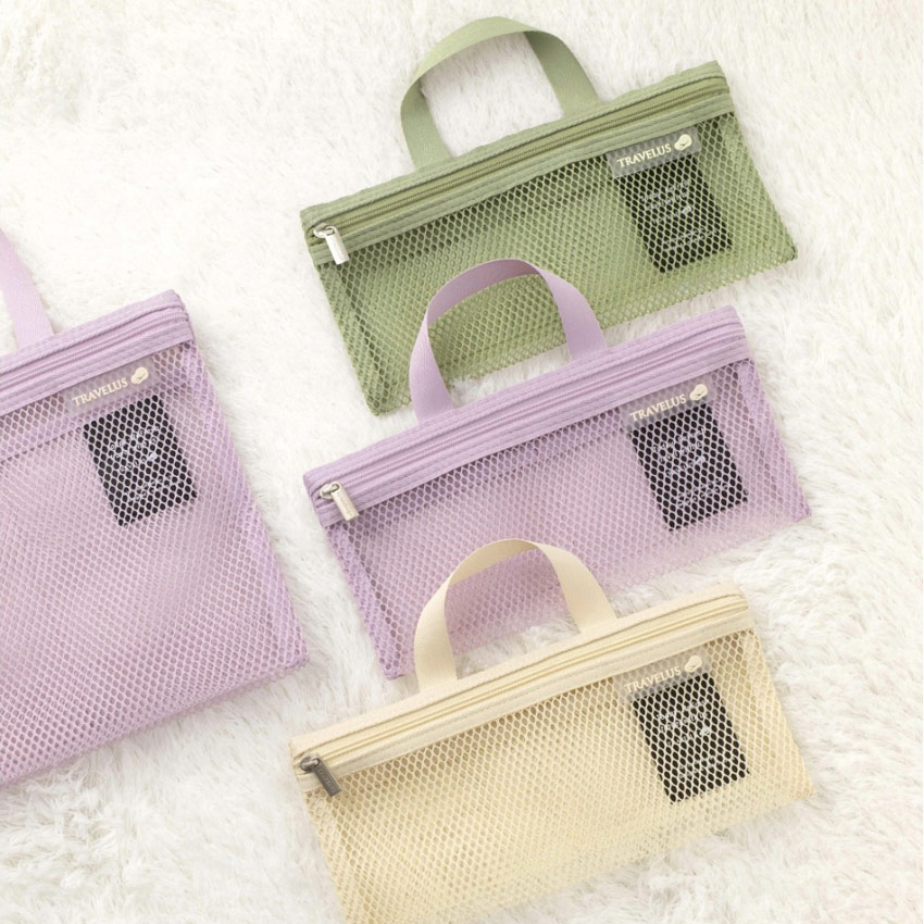 Byfulldesign Travelus Travel Slim Long Mesh Pouch Ver5